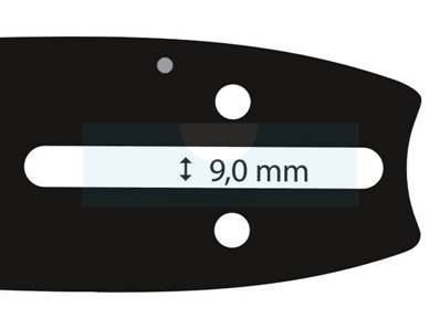 Guide monobloc pour tronçonneuse Poulan (coupe 60cm) (3/8'' / 1.5mm / 84)