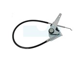 Manette d'accélérateur + câble pour débroussailleuse autoportée Roques & Lecoeur (N443900103)