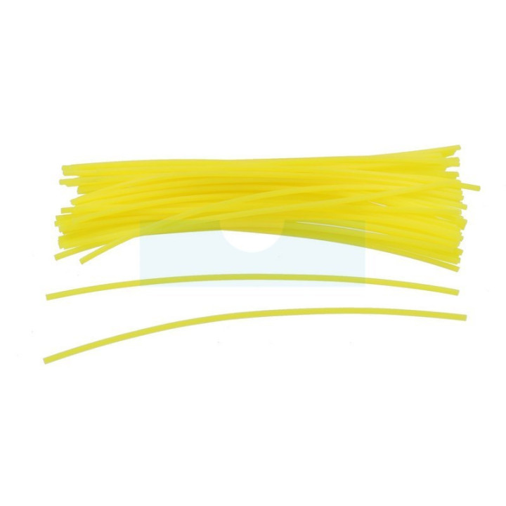 50 Brins 3 mm Jaune pour débroussailleuse tête Fixcut Stihl (00009303318)