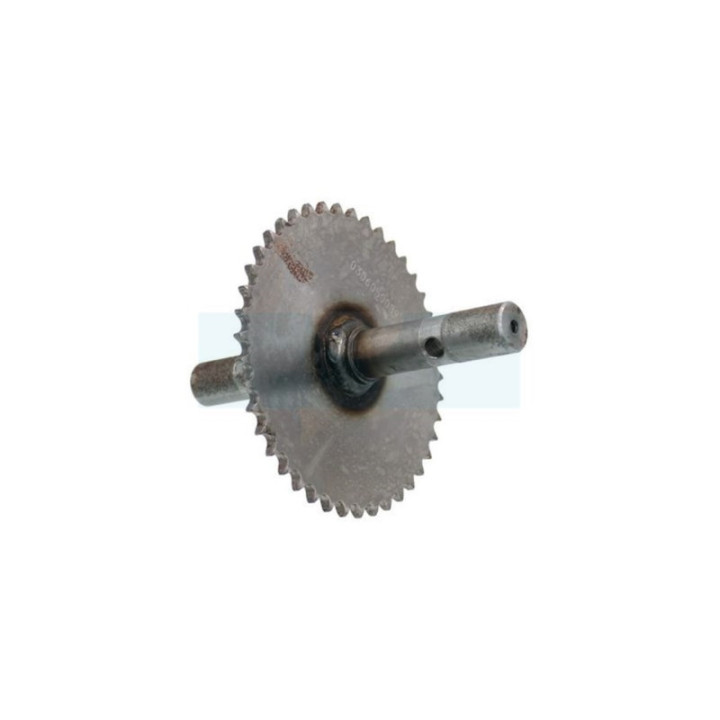 Arbre + pignon inférieur pour motobineuse Roques & Lecoeur (0306050009)