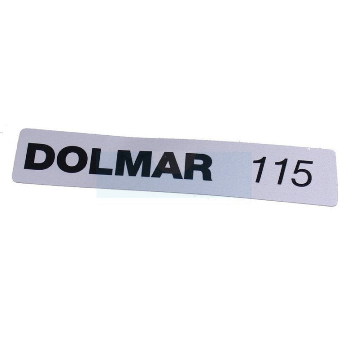 Autocollant pour tronçonneuse Dolmar (980114754)