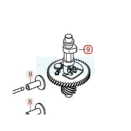 Arbre à came pour moteur Loncin (1400201480001)