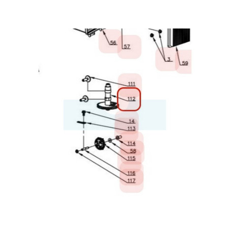Arbre à came pour moteur Y139V Chinois (TY2510000000)