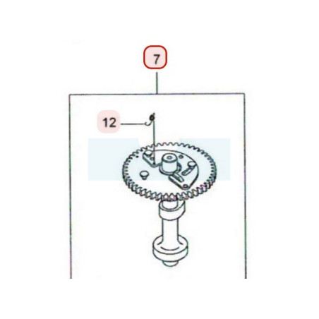 Arbre à cames pour moteur Kawasaki (120432001)