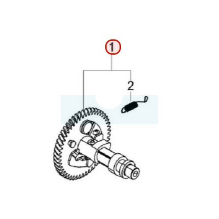 Arbre à cames pour moteur Loncin (0001180040)