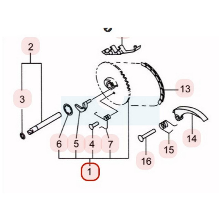 Arbre à cames pour moteur Robin / Subaru (2773160131)