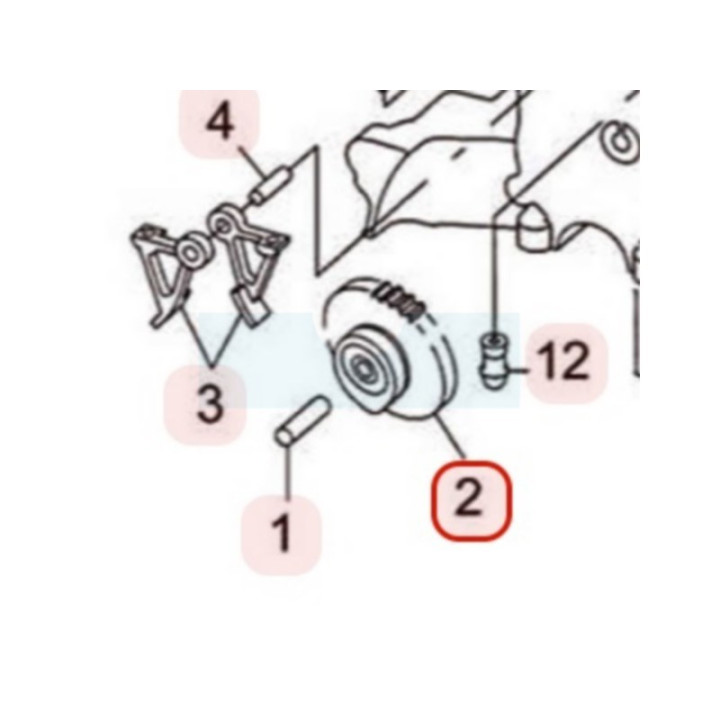 Arbre à cames pour moteur Robin / Subaru (5933007000)