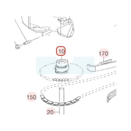 Arbre à cames pour moteur Robin / Subaru (14200Z02042000)