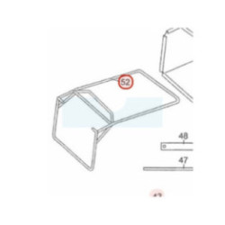 Armature de bac (panier) pour tondeuse Roques & Lecoeur (11062178)