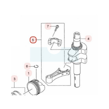 Bielle pour moteur Kawasaki (132512083)