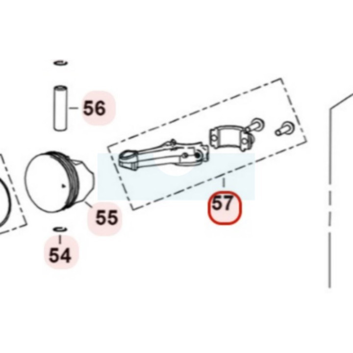 Bielle pour moteur Loncin (1301501420001)