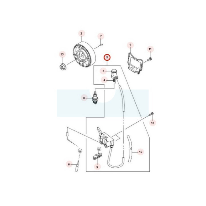 Bobine d'allumage pour moteur Kawasaki (211710032)