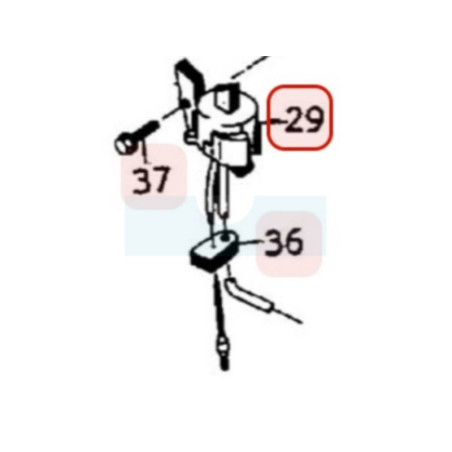 Bobine d'allumage pour moteur Kawasaki (211712201)