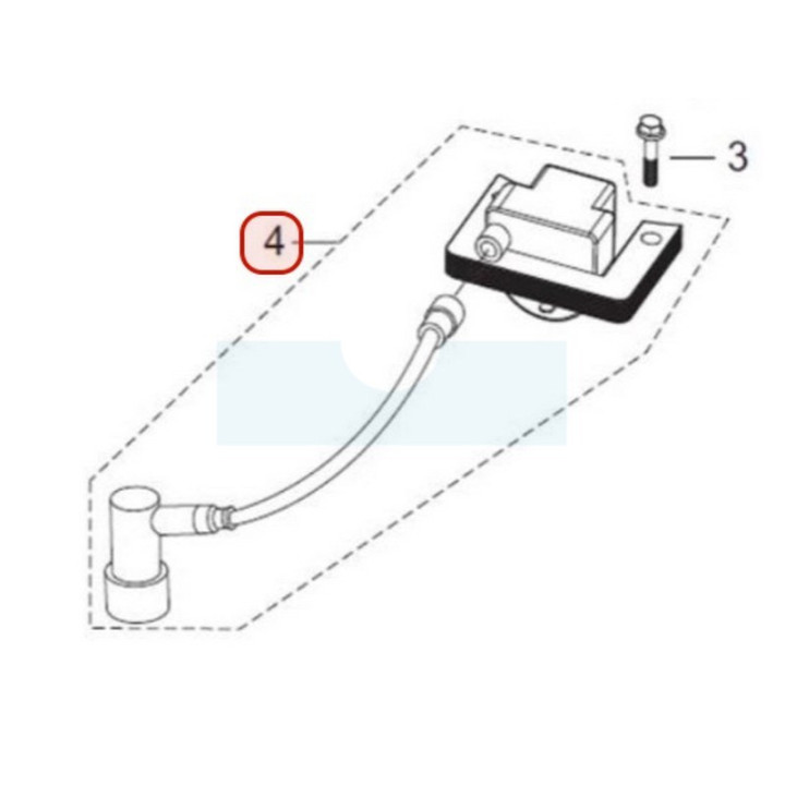 Bobine d'allumage pour moteur Loncin (0001210031)