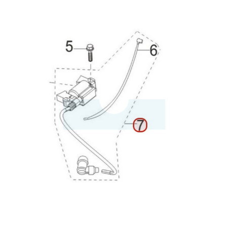Bobine d'allumage pour moteur Loncin (0001210032)