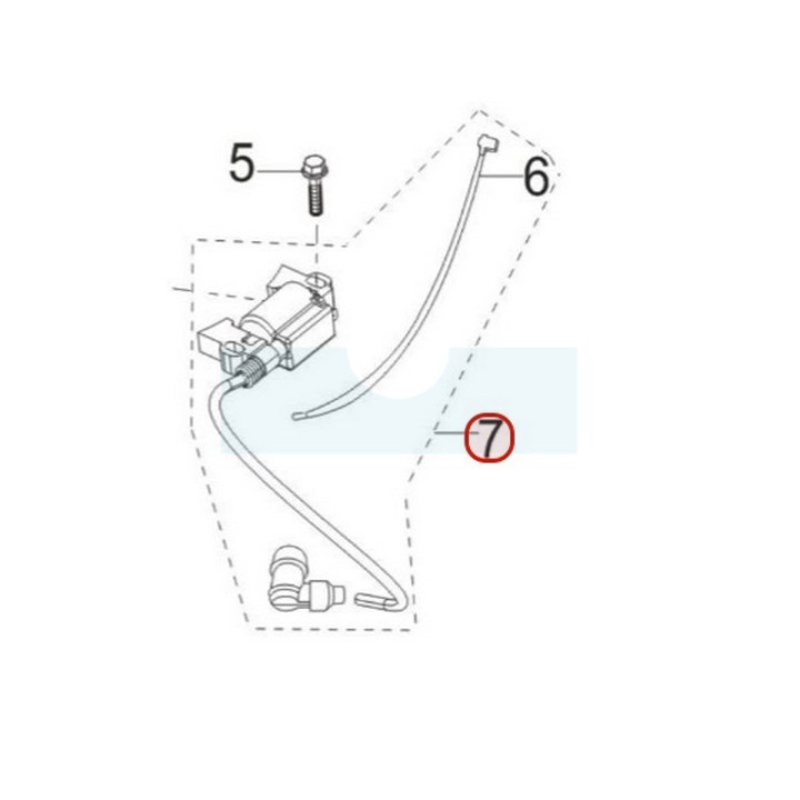 Bobine d'allumage pour moteur Loncin (0001210032)