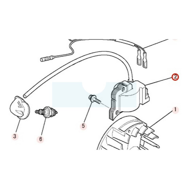 Bobine d'allumage pour moteur Mitsubishi (KE04029BB)