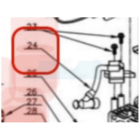 Bobine d'allumage pour moteur Y80V Chinois (TY1B20000000)