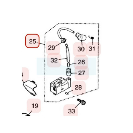 Bobine d'allumage pour moteur Zenoah (T115371200)