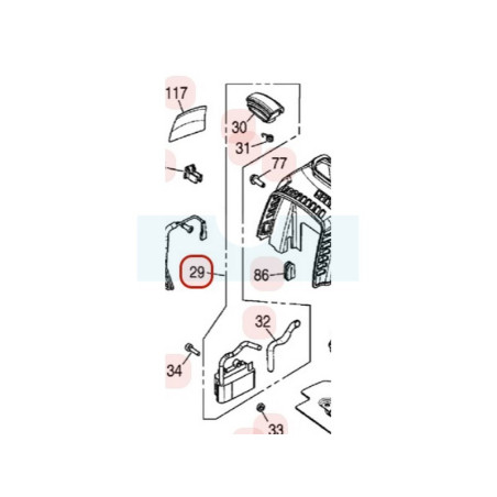 Bobine d'allumage pour moteur Zenoah (T159071200)