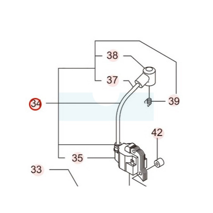 Bobine d'allumage pour pompe à eau Maruyama (272067)