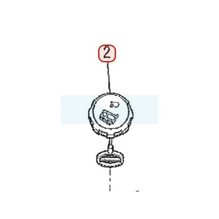 Bouchon d'éssence pour moteur Mitsubishi (LF05016BC)