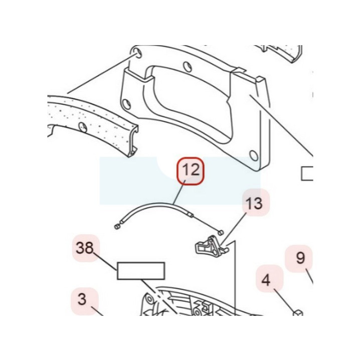Câble d'accélérateur pour souffleur Maruyama (281862)