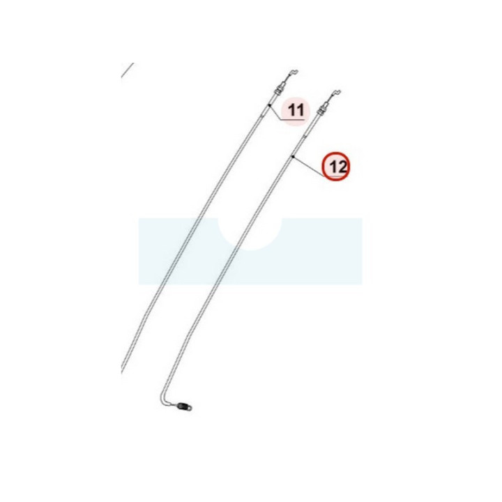 Câble de traction pour tondeuse Weibang (LH1861195)