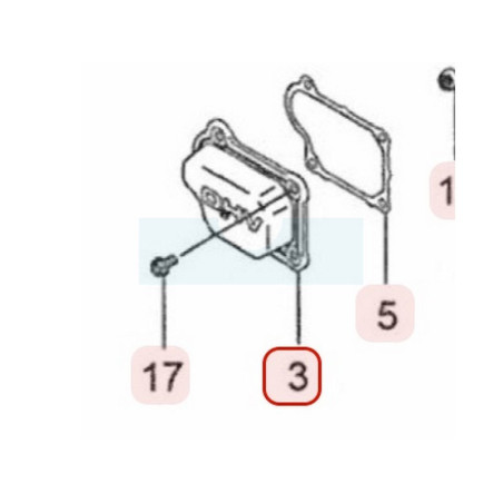 Cache culbuteur pour moteur Kawasaki (110222083)