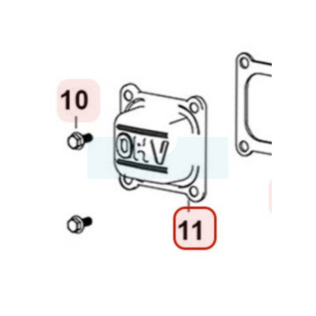Cache culbuteur pour moteur Loncin (1202301180001)