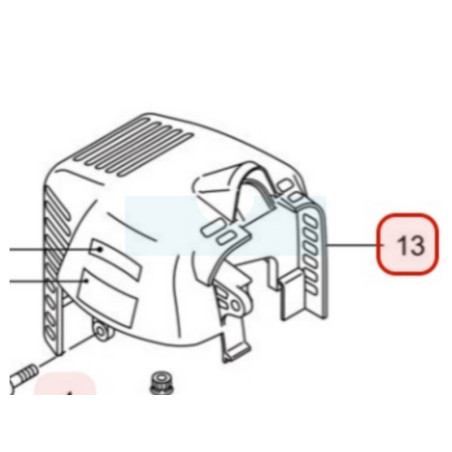 Capot moteur plastique pour Maruyama (276319)