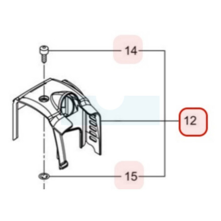 Capot moteur plastique pour taille haie Maruyama (278288)
