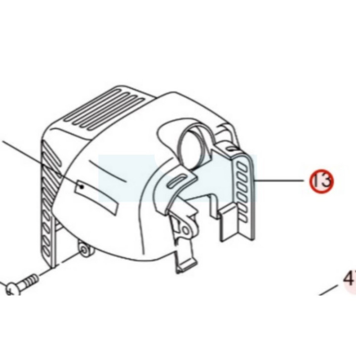 Capot moteur pour perche élagueuse Maruyama (277673)