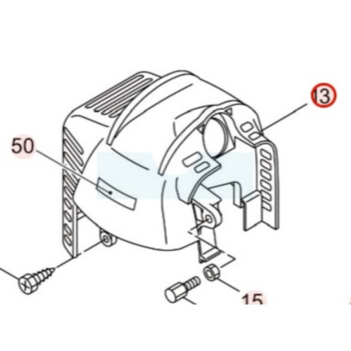 Capot moteur pour pompe à eau Maruyama (278022)