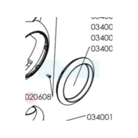 Capot transparant courroie pour motobineuse Sarp (0340010113)