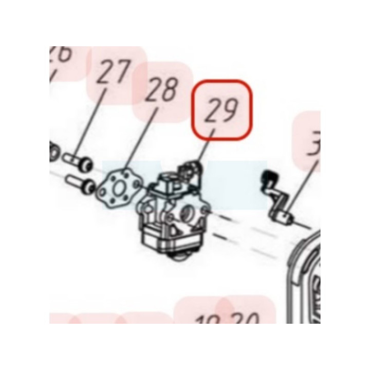 Carburateur pour moteur Chinois (YP02050020045)