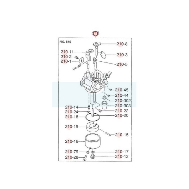 Carburateur pour moteur Robin / Subaru (2766230150)
