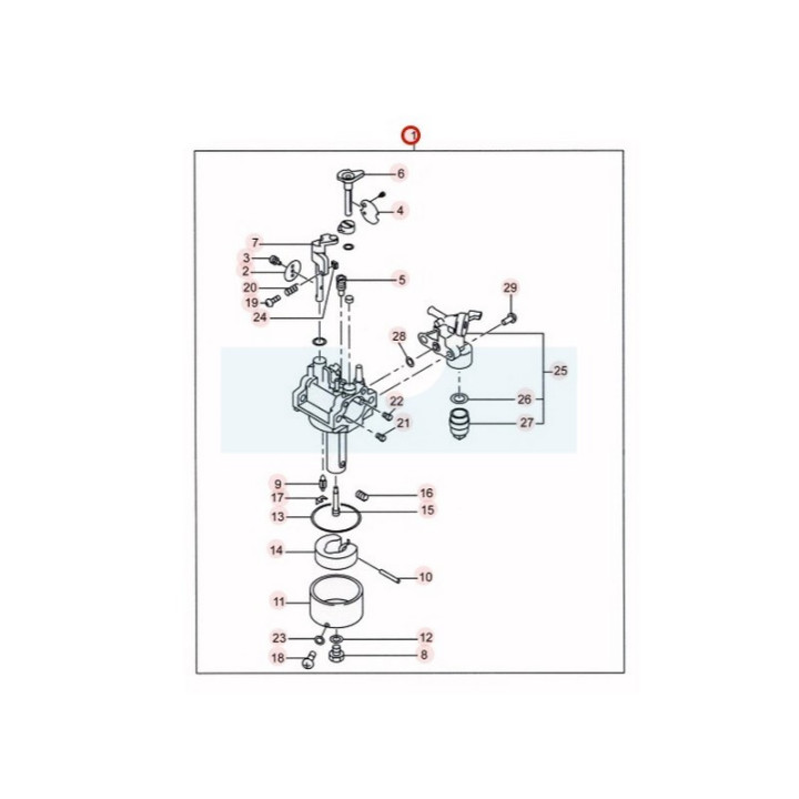 Carburateur pour moteur Robin / Subaru (2776230150)