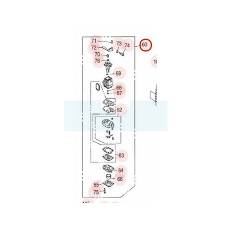 Carburateur pour moteur Zenoah (848F018102)