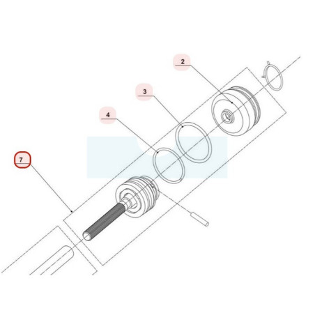 Cardan mâle pour tondeuse Weibang (Y26ZCDB01)