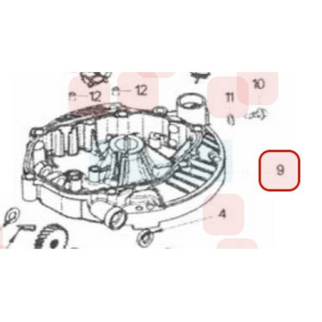 Carter inférieur pour moteur Loncin (1108201610001)