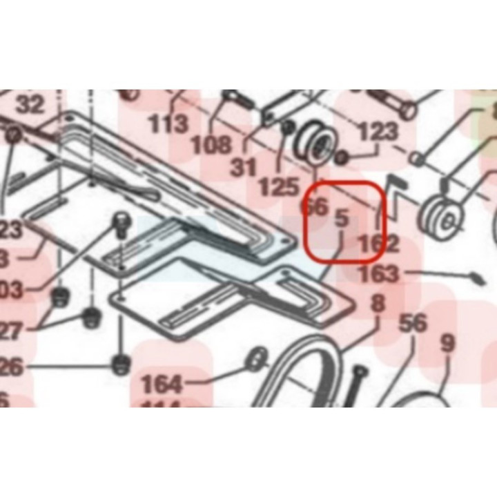 Carter latéral gauche pour motobineuse Sarp (3002000502)