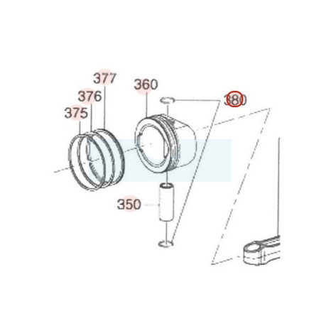 Clips de piston pour moteur Robin / Subaru (13122Z02011000)