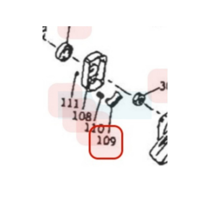 Cliquet de lanceur pour moteur Mitsubishi (KS03004AA002)
