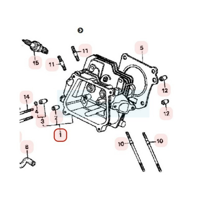 Culasse pour moteur Honda (12210ZH7000)