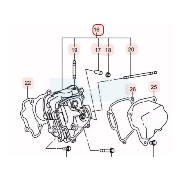 Culasse pour moteur Robin / Subaru (2771300111)