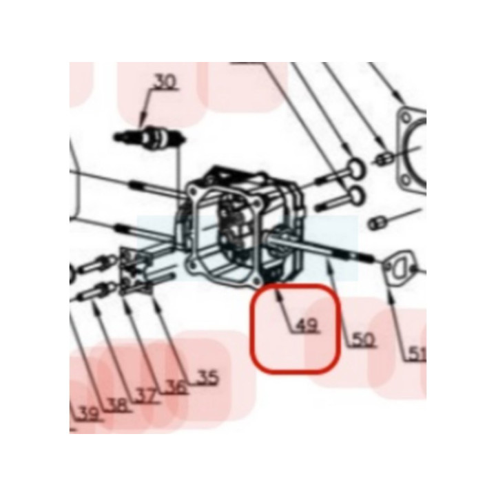 Culasse pour moteur Y139V Chinois (TY21110000000)