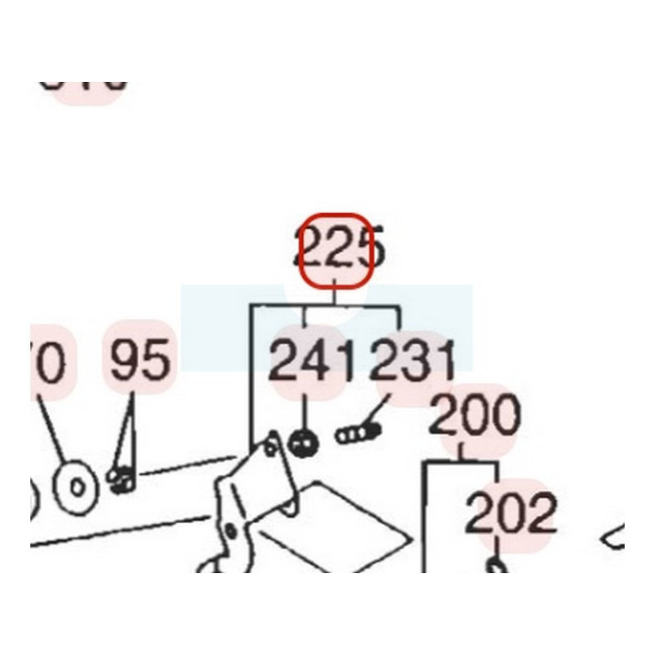 Culbuteur d'échappement pour moteur Robin / Subaru (2773620200)