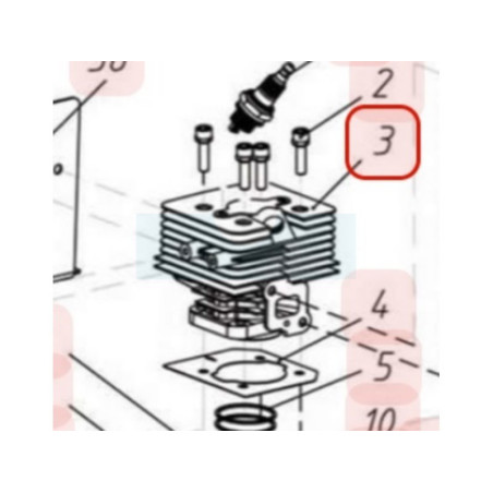 Cylindre pour moteur Chinois (YP70070130011)