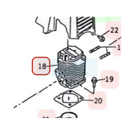 Cylindre pour moteur Mitsubishi (KC13009AA)